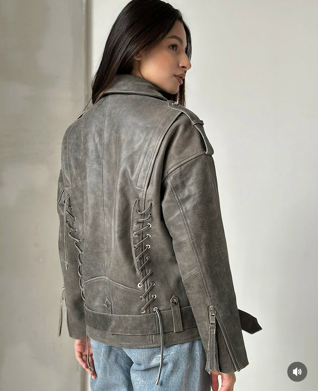 куртка косуха,косуха винтажная куртка кожаная oversize серая monyken,косуха,модные косухи,куртка косуха кожаная