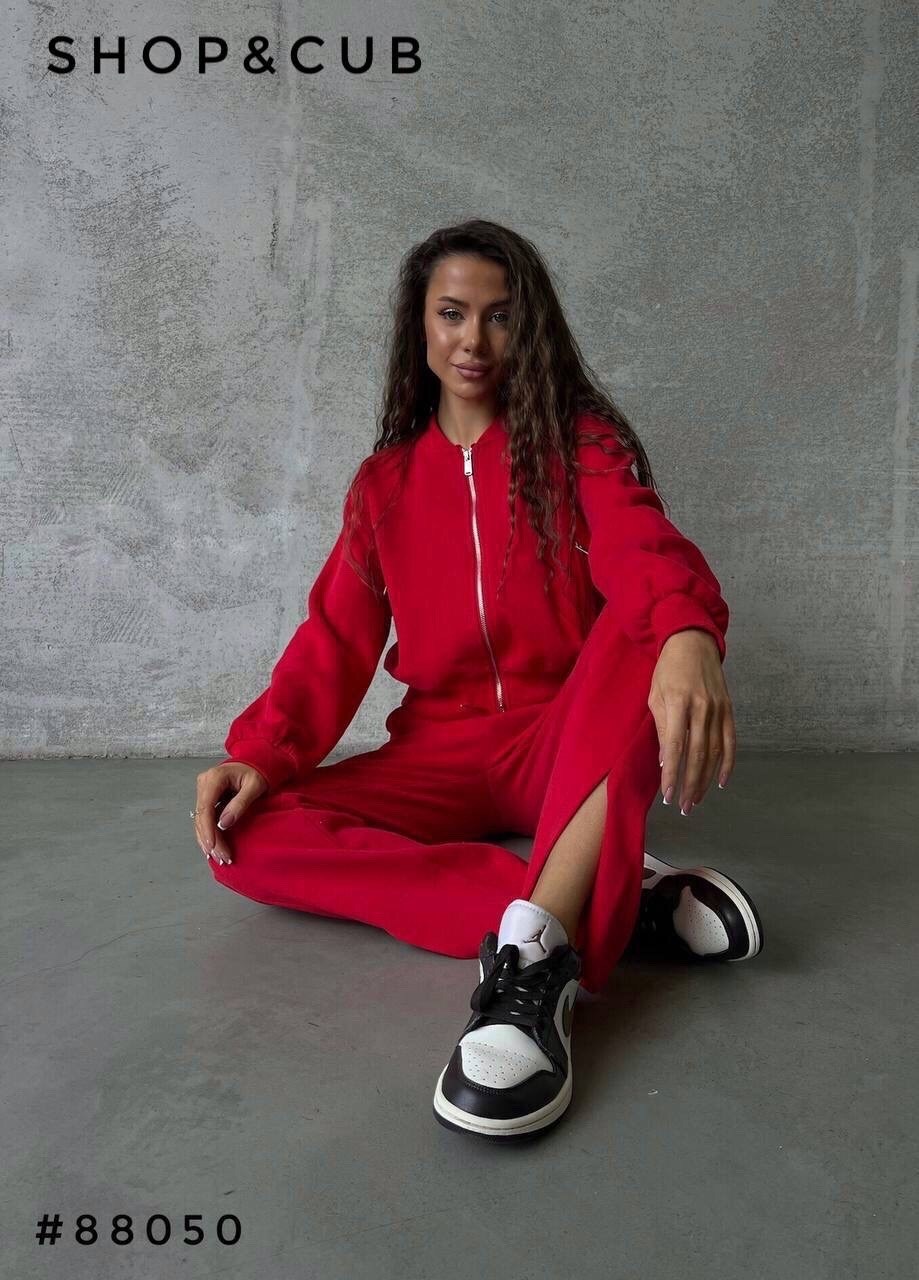 костюм спортивный женский,костюм спортивный,женский костюм,костюм dilanavip 2065 красный,стильный костюм