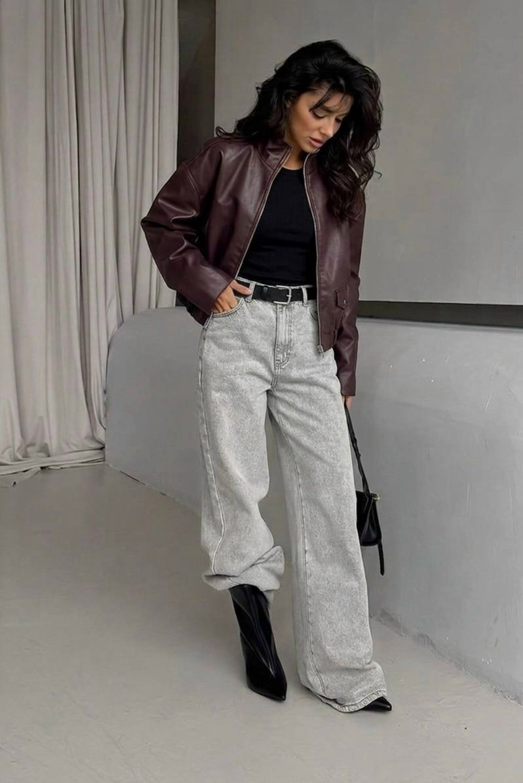 джинсы стиль,кожаная куртка,кожаный бомбер женский,модная кожаная куртка,кожаная куртка женская