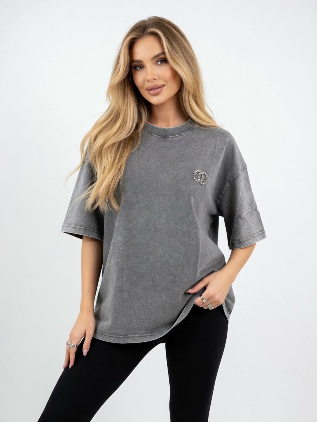 футболка серая варенка оверсайз,футболка женская оверсайз em&bai,футболки женская оверсайз,женская футболка,футболка оверсайз варенка