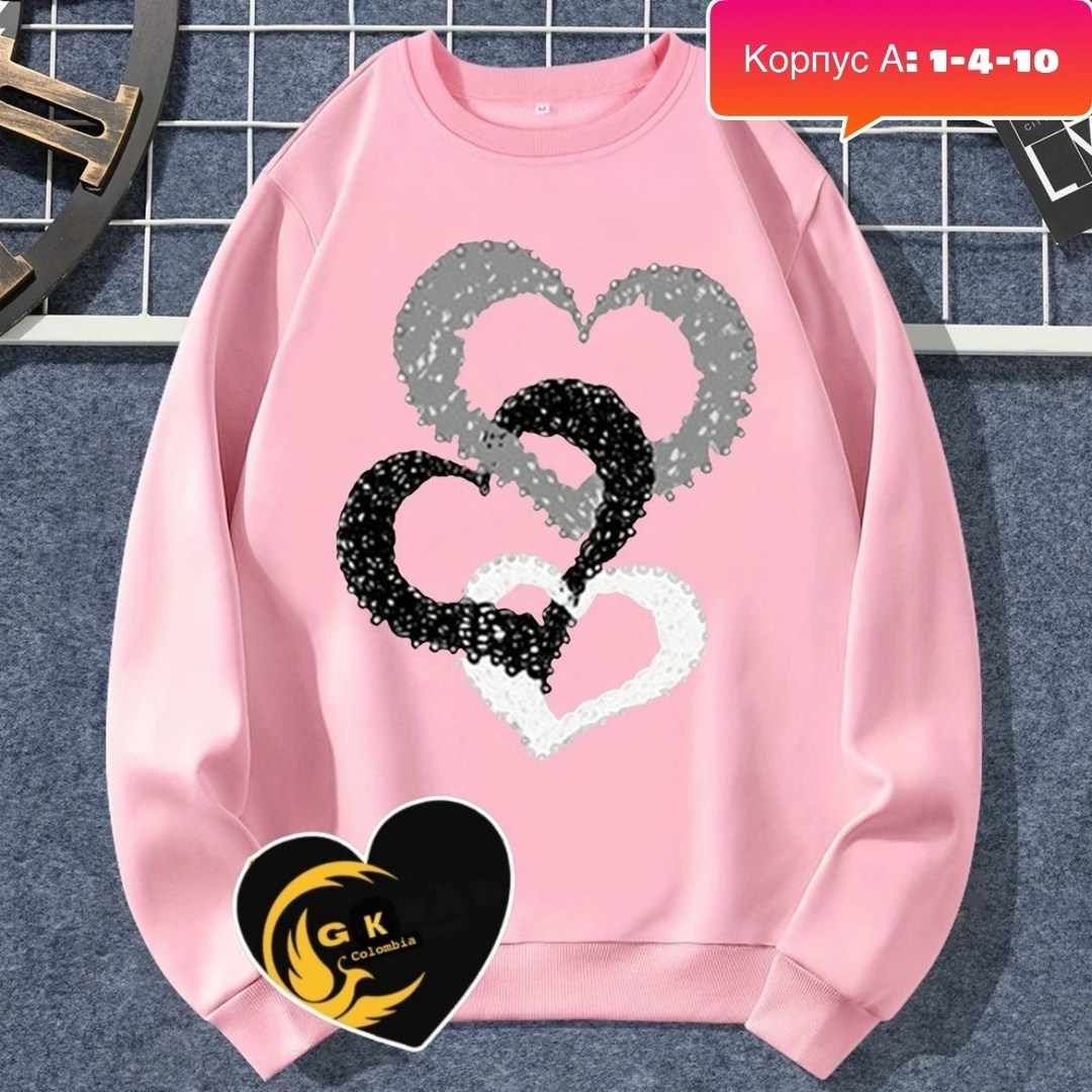 повседневный свитшот,свитшот и толстовка,свитшот женский,женская кофта,толстовка женская