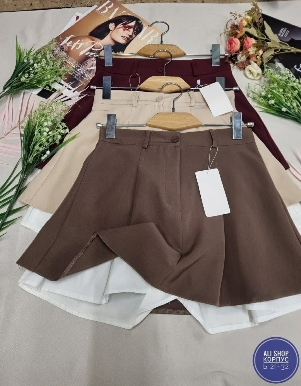 юбка-шорты женская короткая мини 42-48 черный,юбка шорты женская,юбка мини,юбка,юбка с шортиками внутри