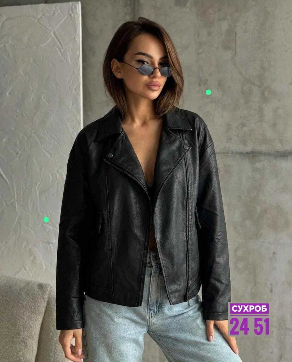 куртка косуха кожаная,куртка косуха,куртка женская косуха кожаная,куртка косуха h&f b женская оверсайз арт: 28918766,куртка кожаная женская