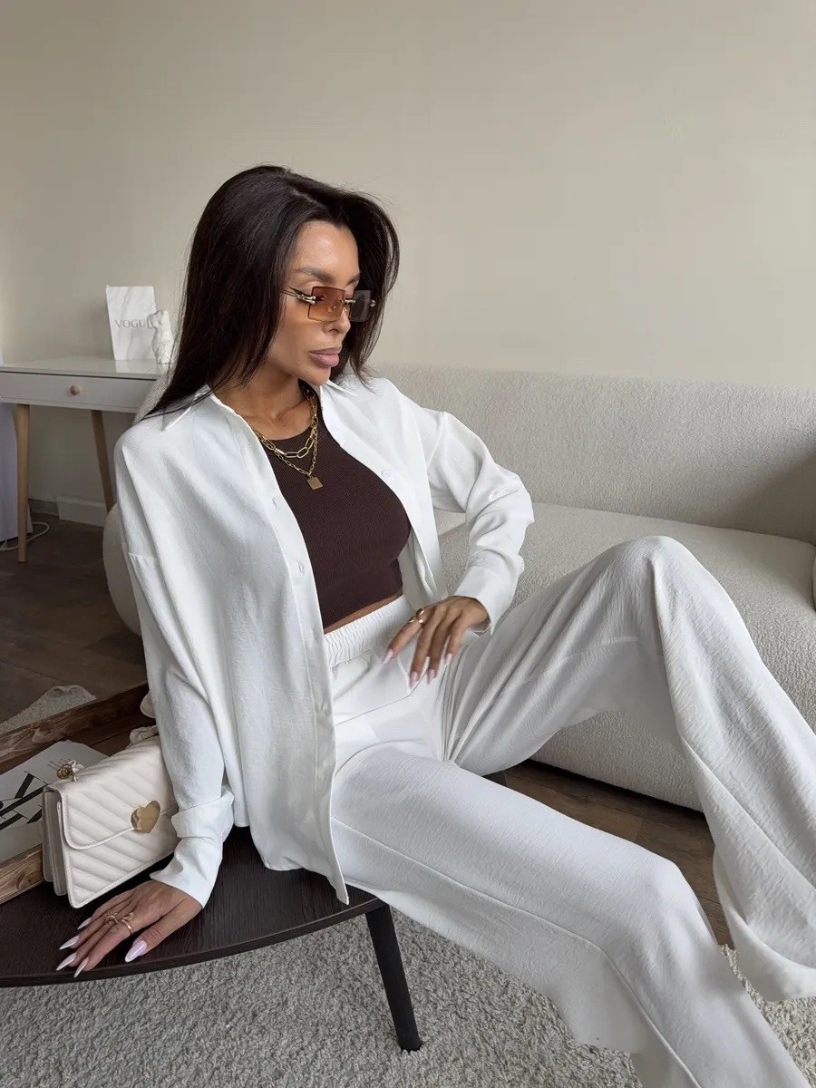 белый брючный костюм,брючный костюм,костюм с брюками,белые костюмы,брючный костюм женский