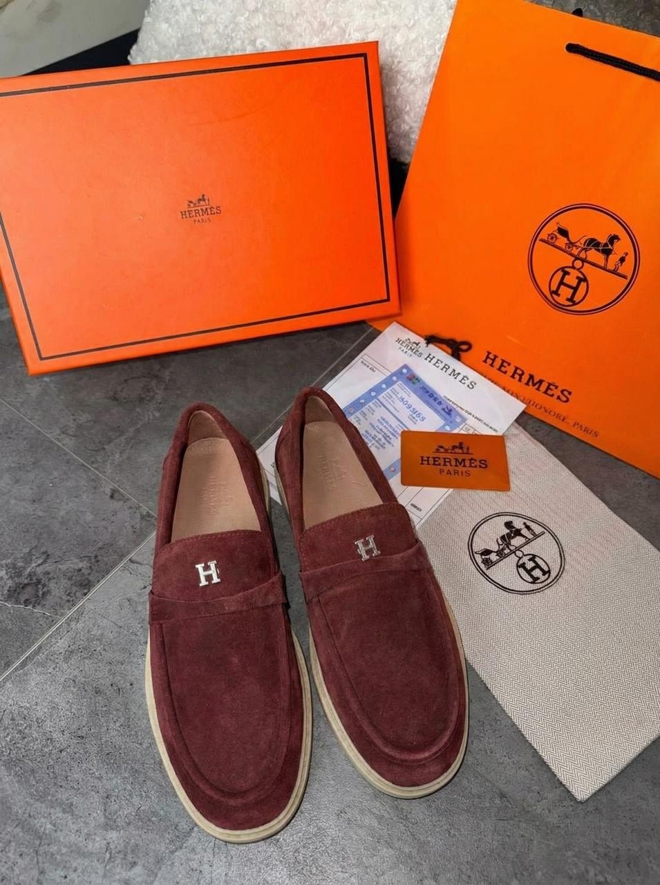 ,лоферы hermes,замшевые лоферы hermes,замшевые лоферы,лоферы мужские