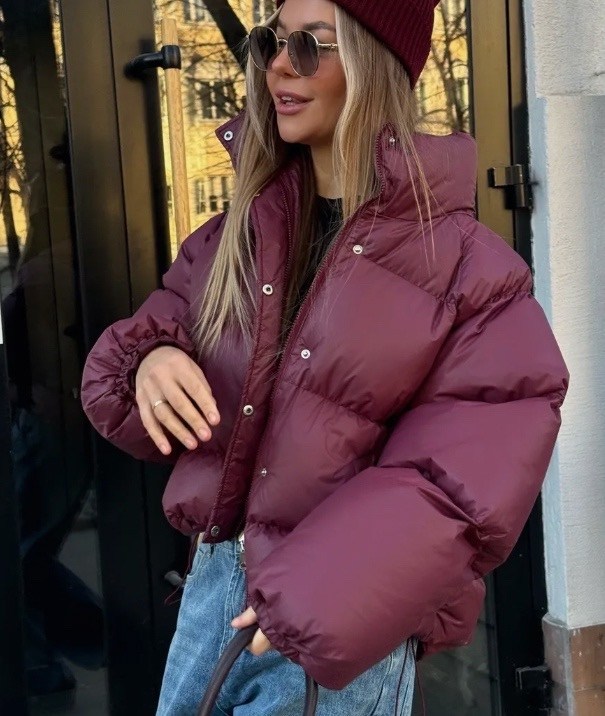 куртка зимняя,куртка зимняя sold out store цвет бордовый,зимняя куртка с капюшоном,короткий пуховик,куртка женская