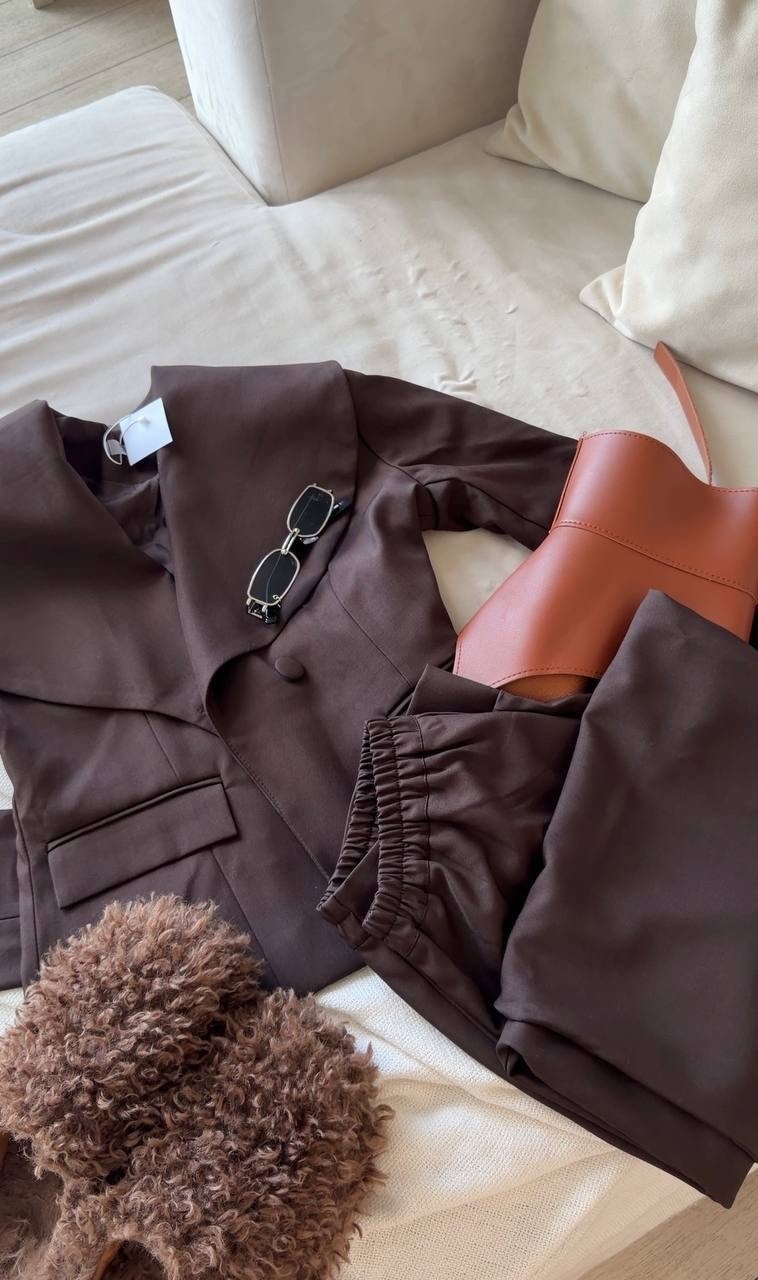 классический женский брючной костюм,костюм,костюм брючный женский арт. 11396855,женские костюмы