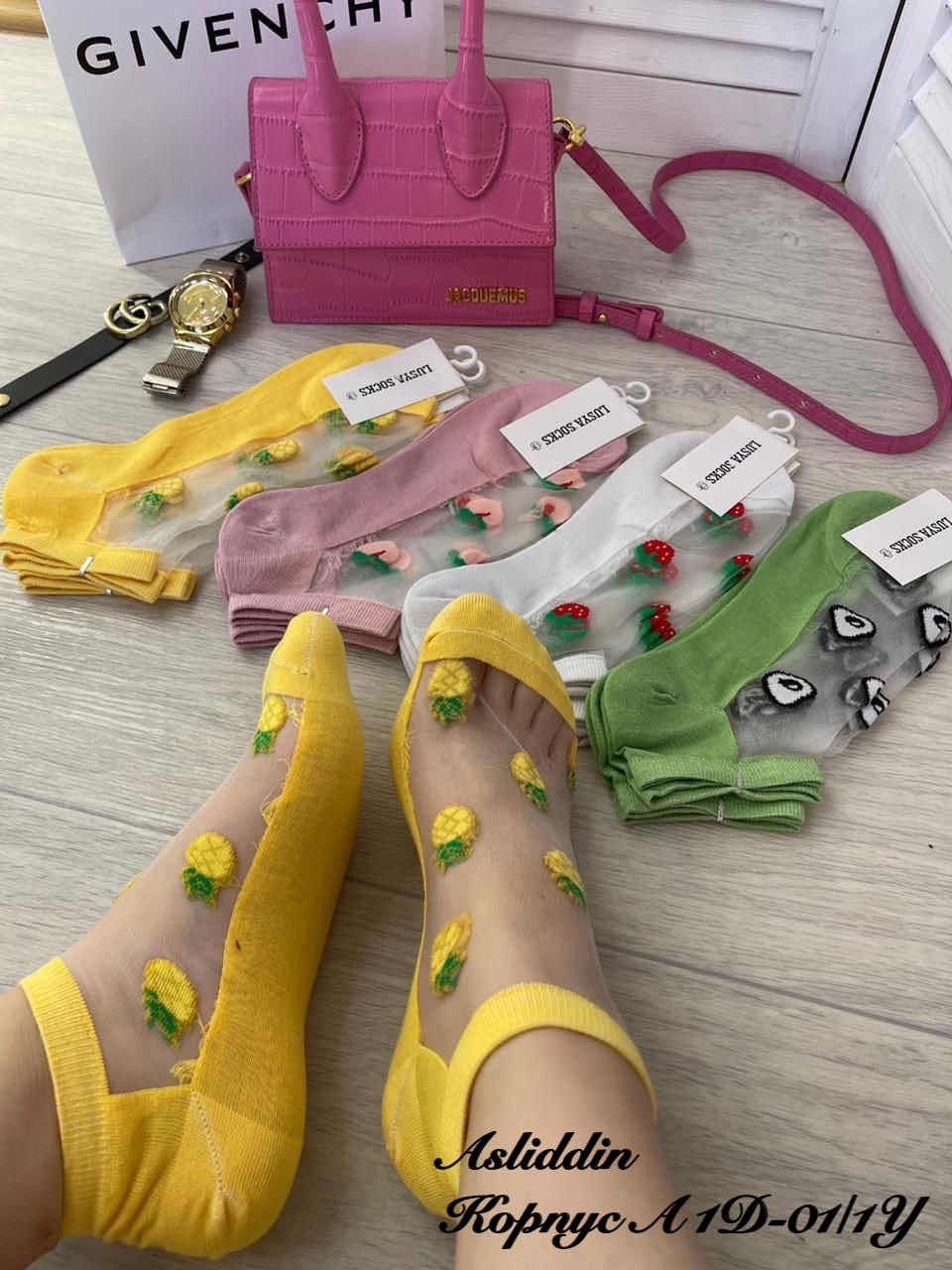 носки женские 10 пар,обувь,носки капроновые короткие,носки женские верх капрон,женские носки