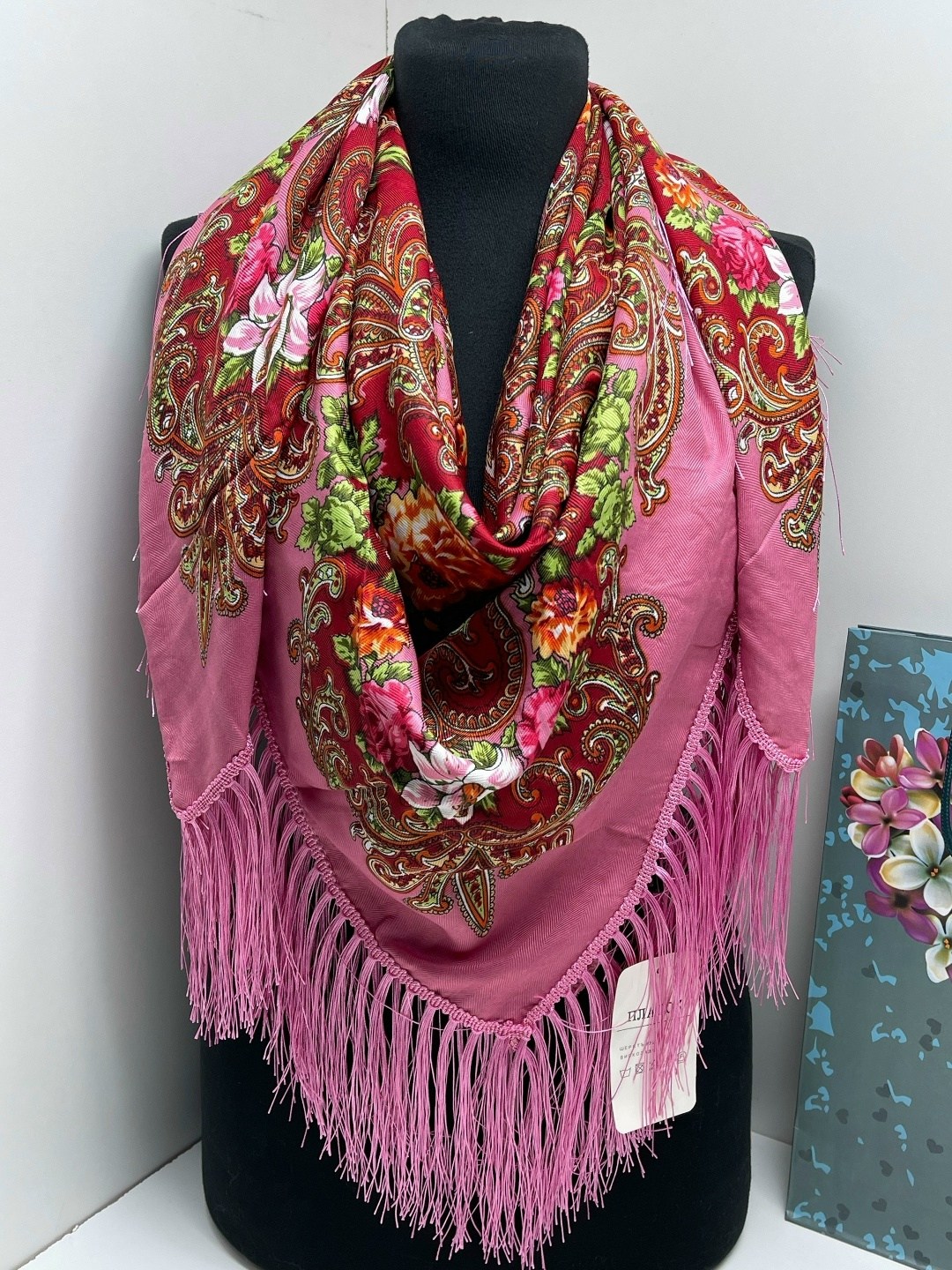 платок женский,павлопосадские платки,платок шаль,платки павловопосадские,платок