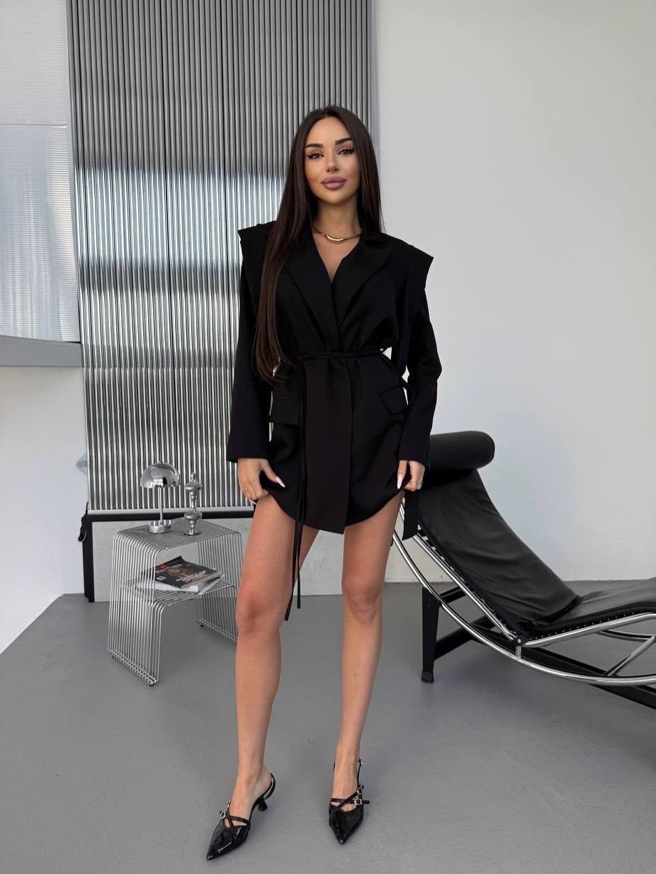 черное платье пиджак,платье пиджак,платье пиджак женское,платье-пиджак оверсайз,платье жакет