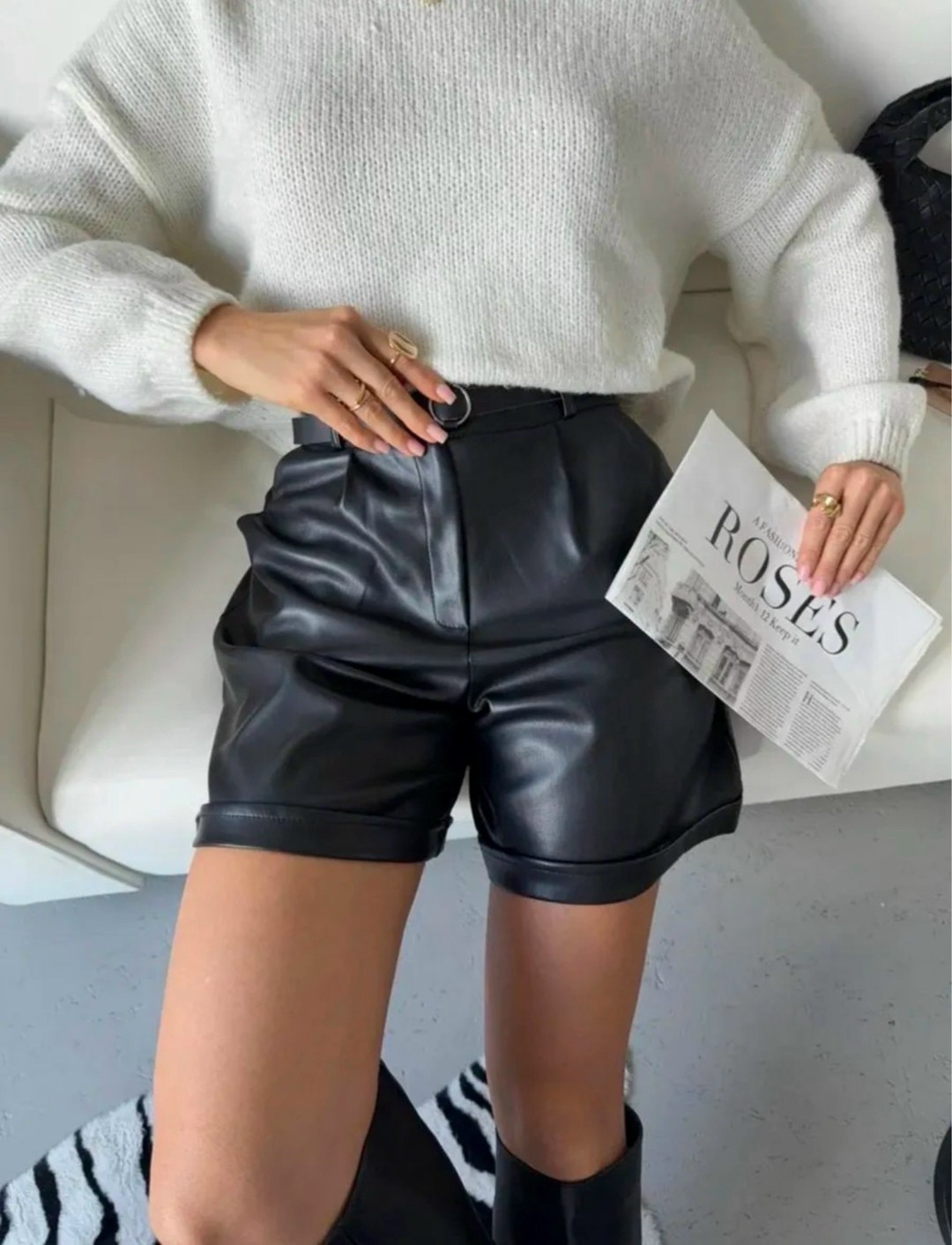 кожаные шорты женские,кожаные шорты,шорты кожаные из экокожи широкие kyero style,облегающие кожаные шорты из искусственной кожи,шорты из экокожи женские