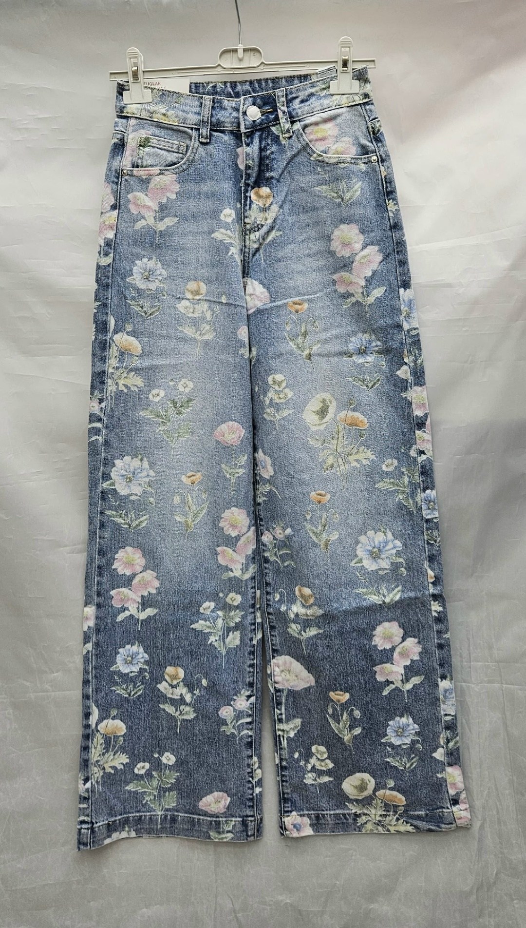 джинсы с цветами,джинсы с принтом,женские джинсы широкие,джинсы houzhou y2k женские с цветочным принтом,женские джинсовые брюки