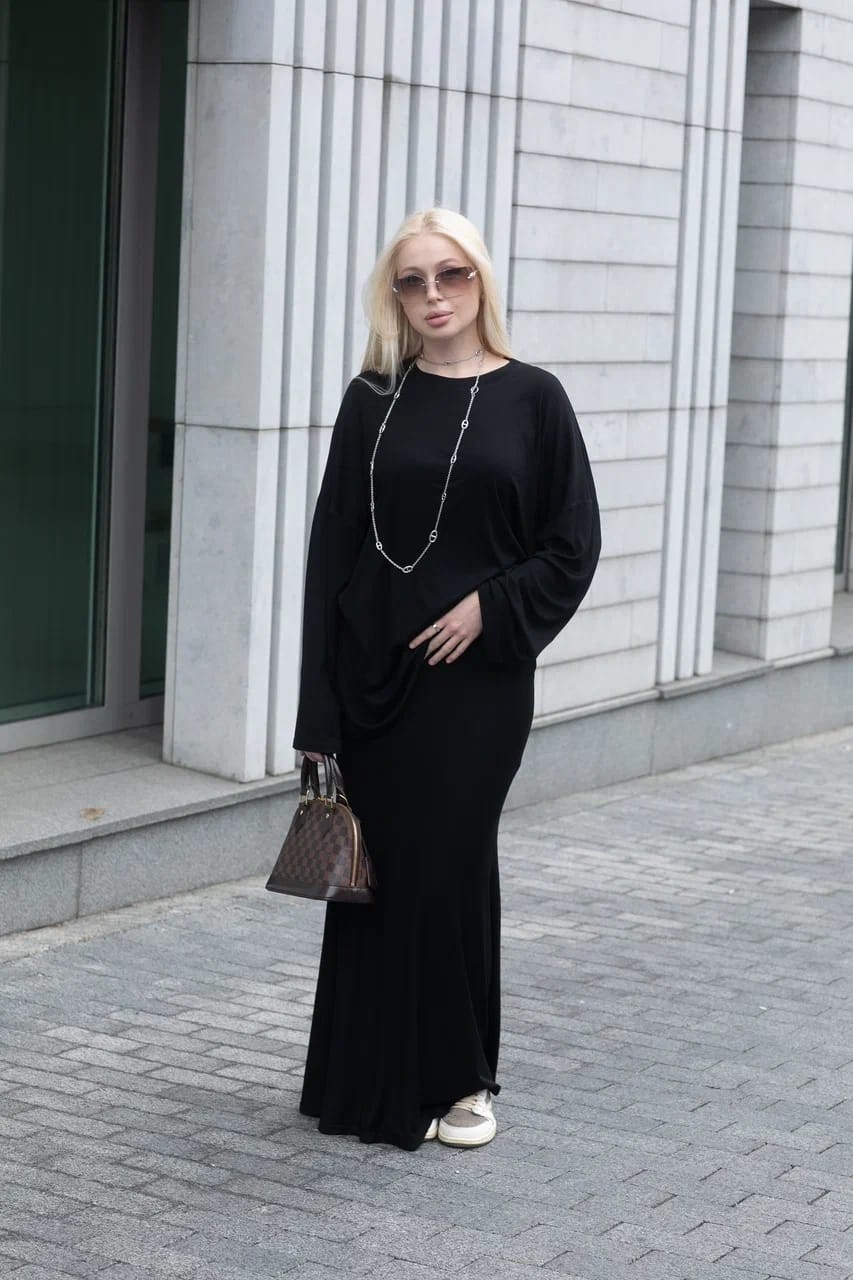 мусульманская платья,одежда мусульманская,костюм,мусульманский костюм двойка с макси юбкой bemmi,костюм юбка