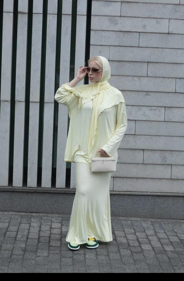 мусульманская платья,одежда мусульманская,костюм,мусульманский костюм двойка с макси юбкой bemmi,костюм юбка