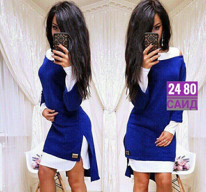 платья двойка,платья,платье двойка платье и туника,костюм с платьем,трикотажное платье