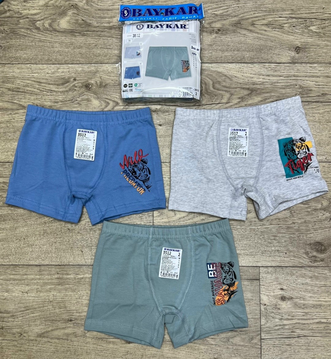 комплект трусов боксеры baykar для мальчиков,байкар боксеры для мальчиков,трусы боксеры набор 3 шт baykar,комплект трусов боксеры baykar,комплект трусов