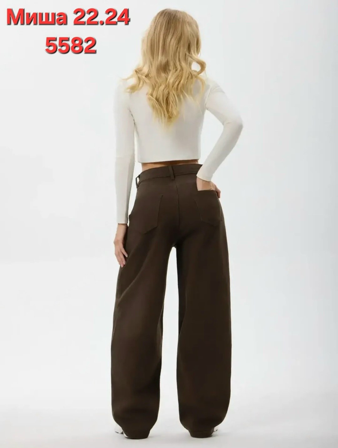 женские коричневые джинсы,коричневые джинсы,джинсы женский look of young коричневый палаццо,джинсы брюки,широкие джинсы