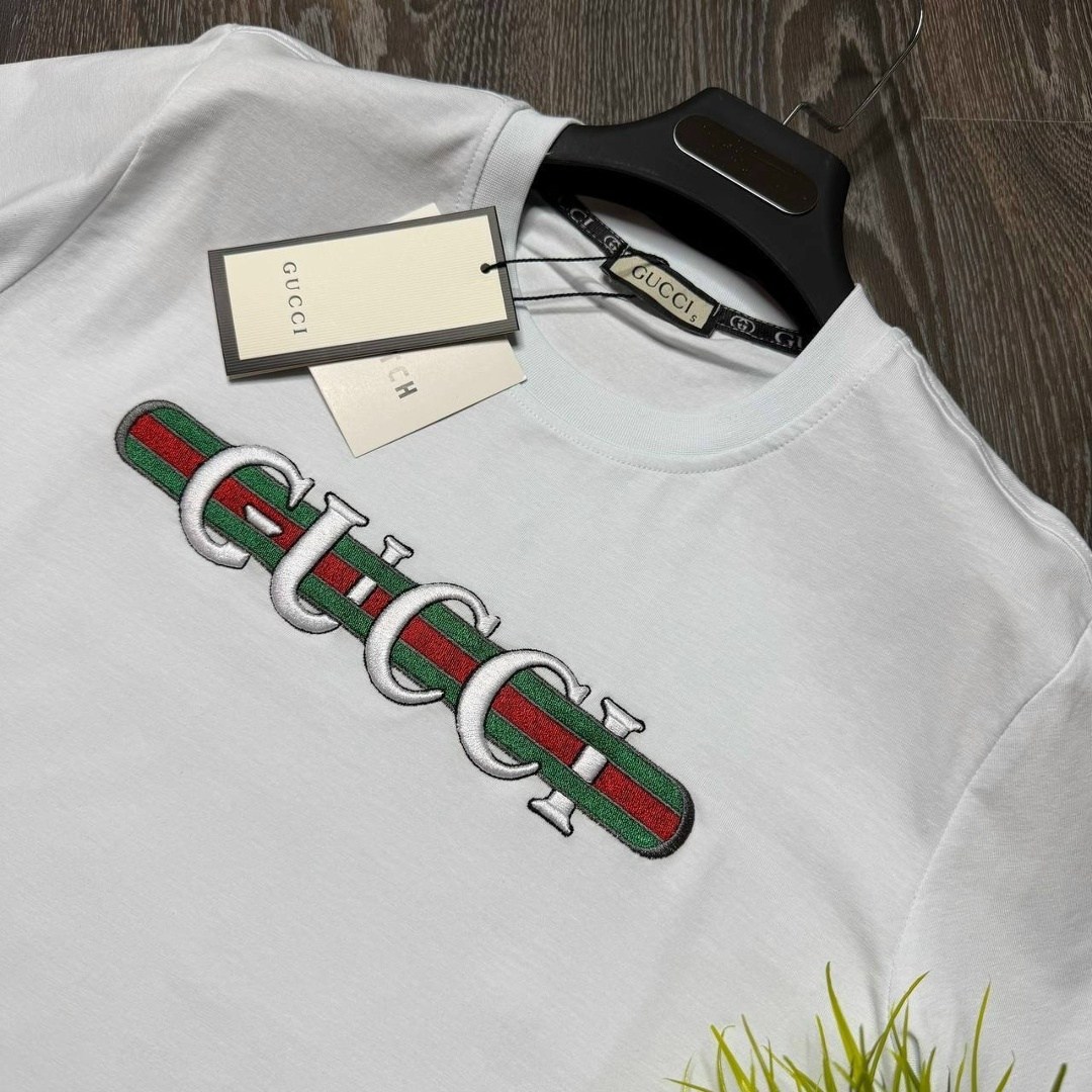 футболка gucci,футболка гуччи,футболка гуччи паль,футболка гуччи белая мужская,футболка гуччи молочного цвета мужская