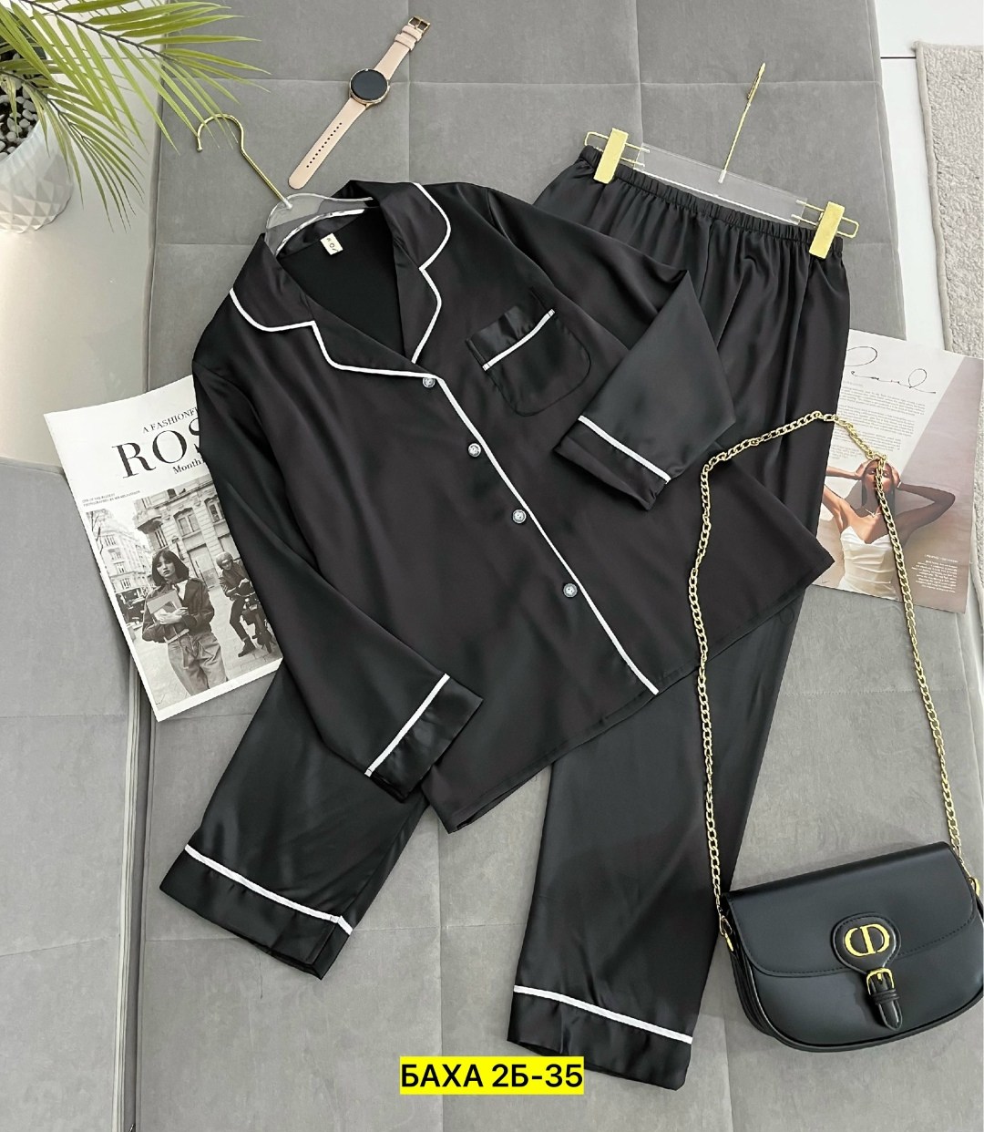 пижама женская,пижама victorias secret розовая в полоску,шелковый пижамный комплект victoria,классическая пижама victoria secret розовая в полоску,комплект пижама