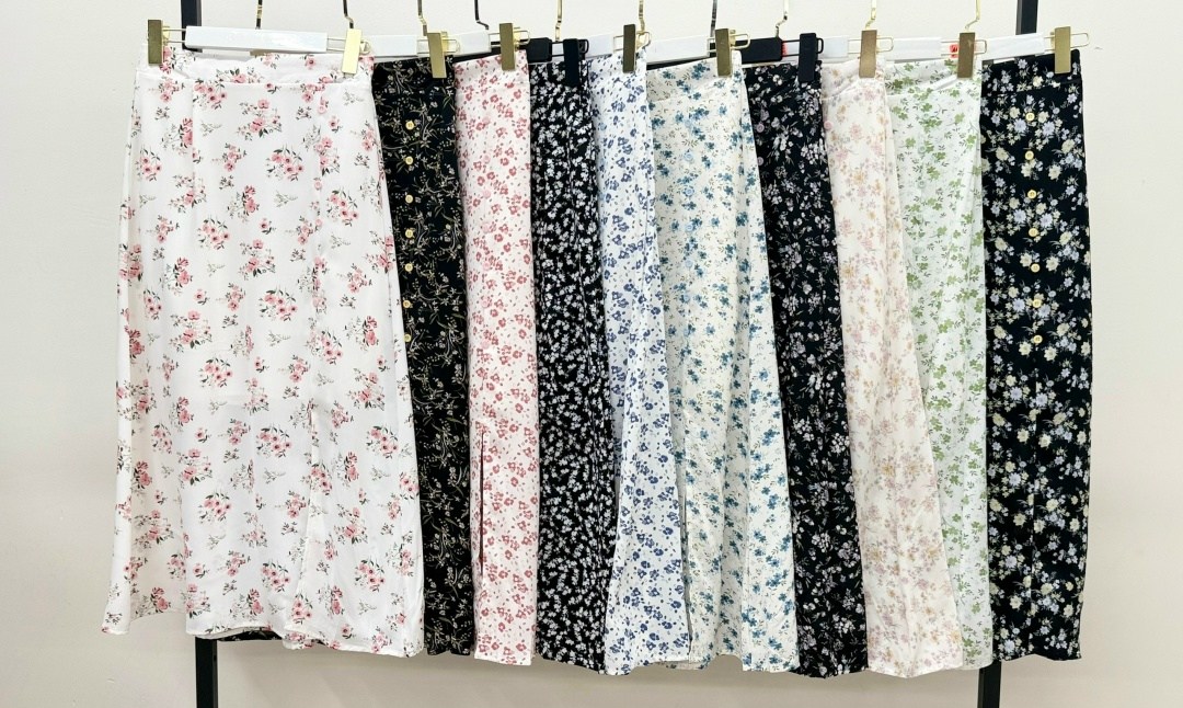 юбка с принтом,шифоновая женская юбка,юбка с оборками,женская шифоновая юбка с цветочным принтом,юбка миди с цветочным принтом