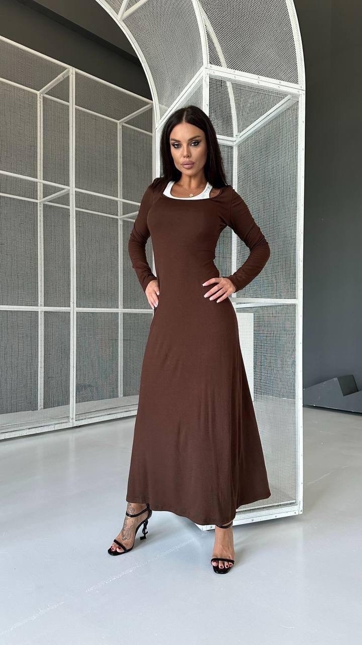платье,коричневое платье,элегантное платье,модное платье,платье макси