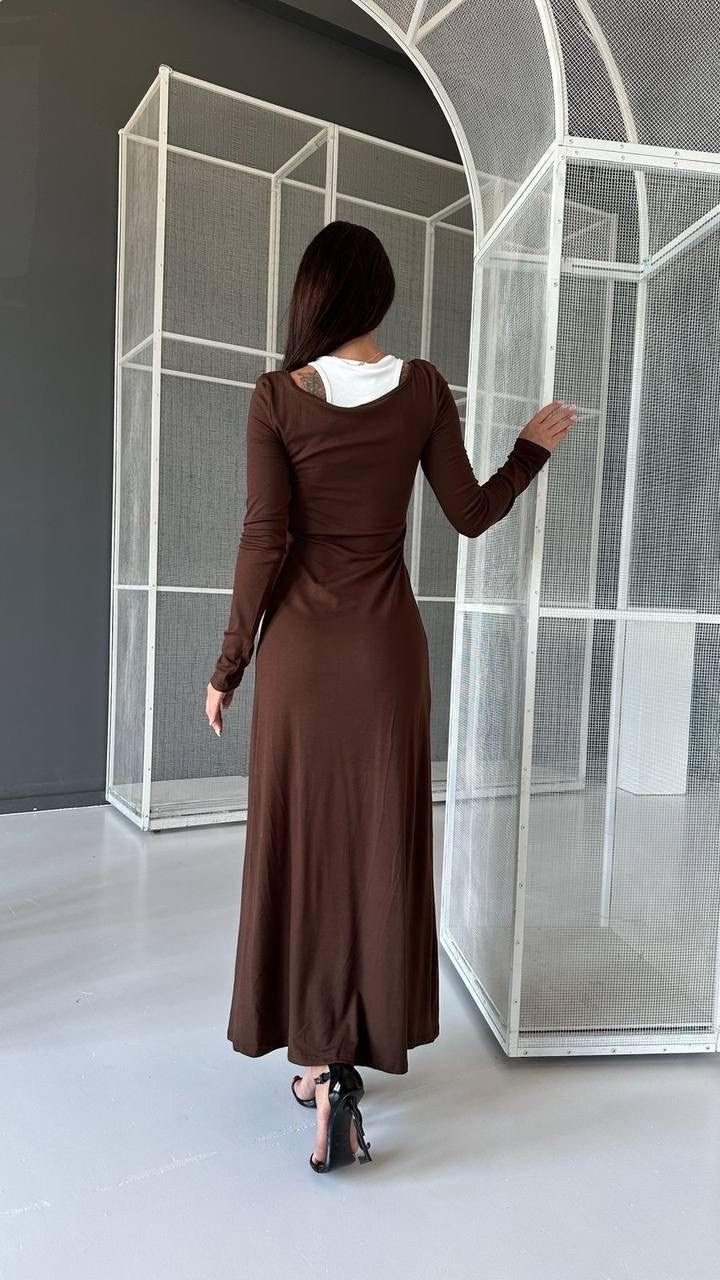 платье,коричневое платье,элегантное платье,модное платье,платье макси