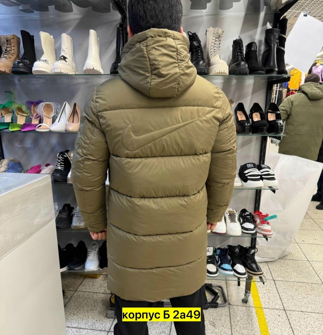 зимняя куртка nike,мужские пуховики nike,удлиненная куртка,мужская зимняя куртка,пуховики мужские