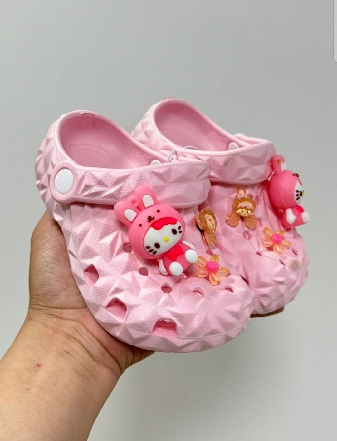 кроксы хеллоу китти,детские тапочки,детские сандалии,кроксы с хелло китти,кроксы детские