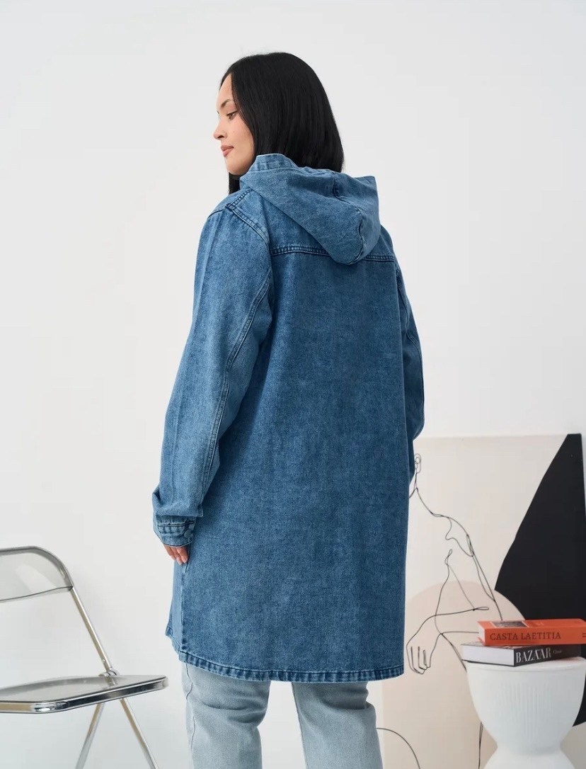 куртка джинсовая женская,куртка джинсовая,джинсовая куртка удлиненная,куртка джинсовая длинная больших размеров nicol peris,куртка длинная джинсовая больших размеров