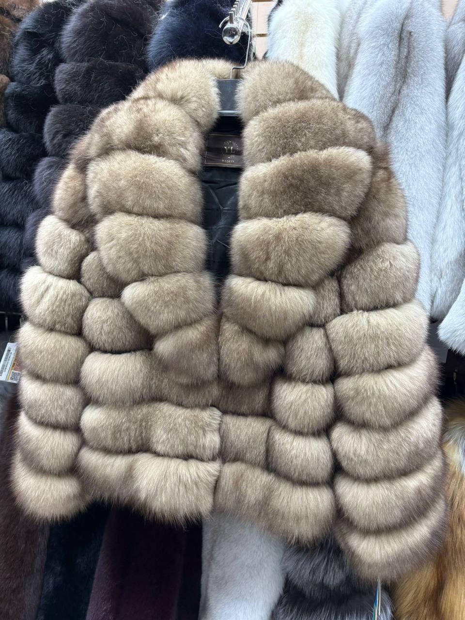 шуба из песца,шуба песец,шуба из песца под соболь,шуба песец под соболь,шуба соболь