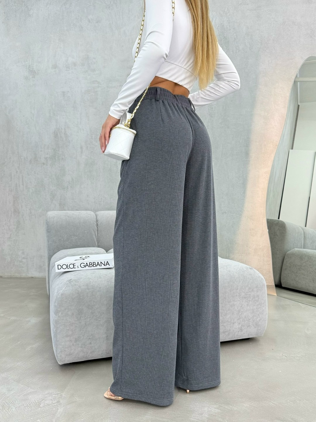 серые брюки палаццо,брюки палаццо светло-серые,брюки палаццо,женские брюки палаццо теплые серые,брюки kaloris