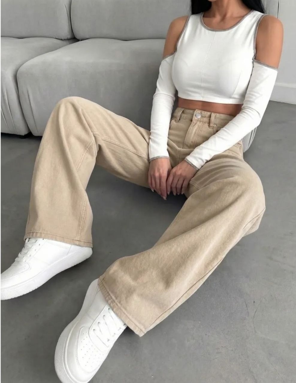 джинсы бежевые,женские широкие джинсы,джинсы широкие,женские джинсы,джинсы женские бежевые