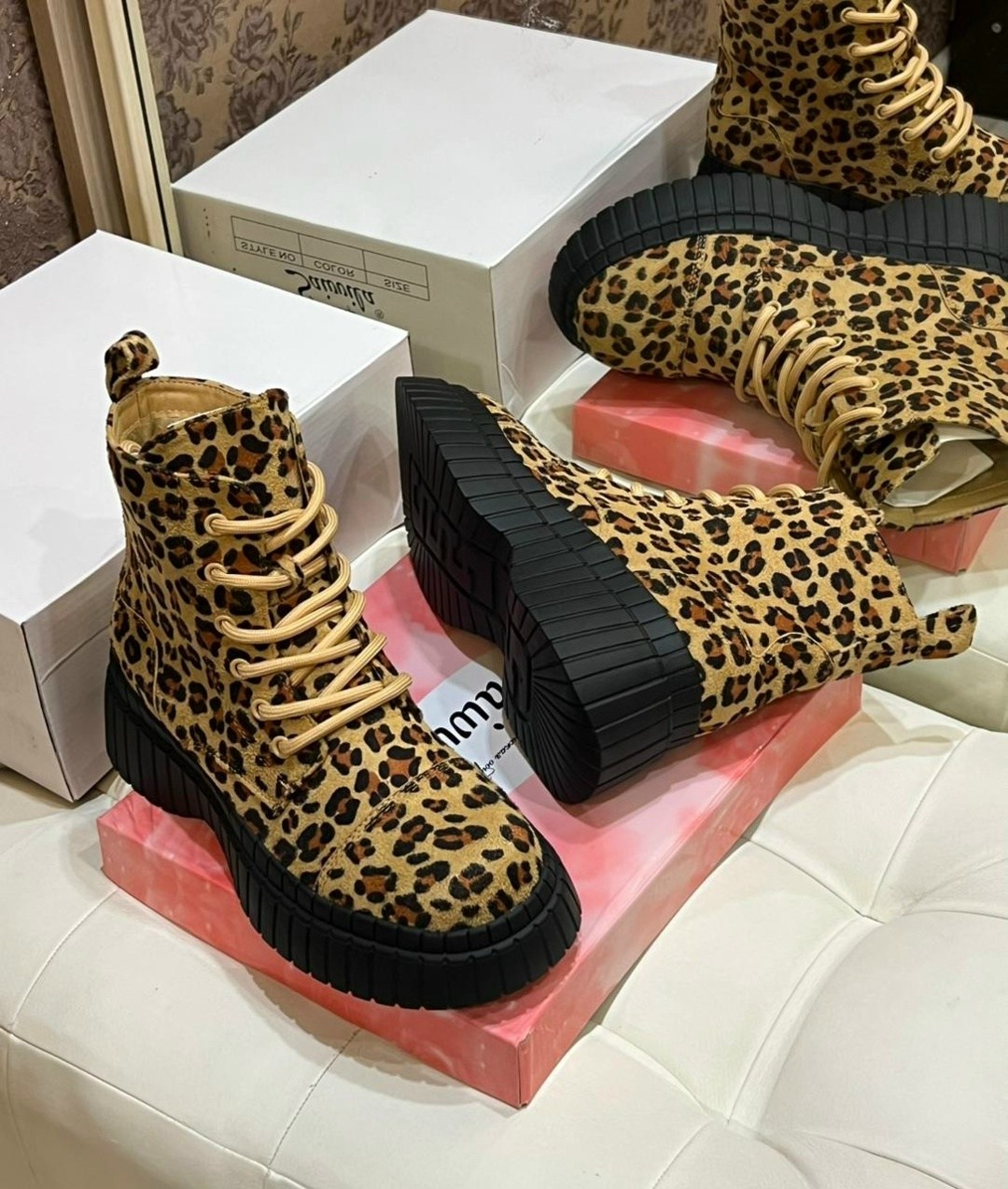 ,эконика леопардовые ботинки,ботинки леопардовые,ботинки женские,модные ботинки