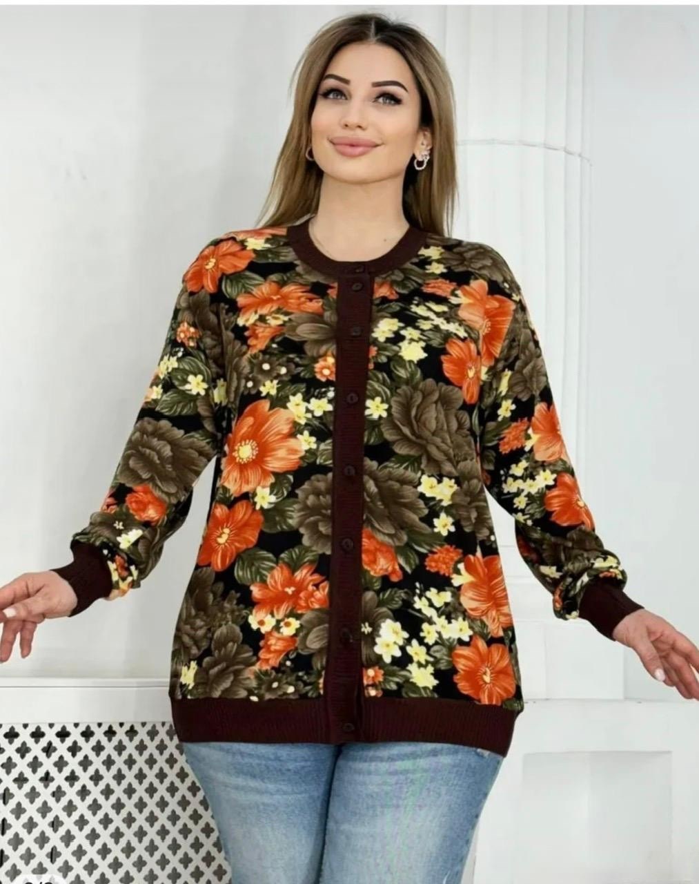женская кофта,кофта с принтом,кардиган на пуговицах с принтом,кофта с длинный рукавом,модели кардиган