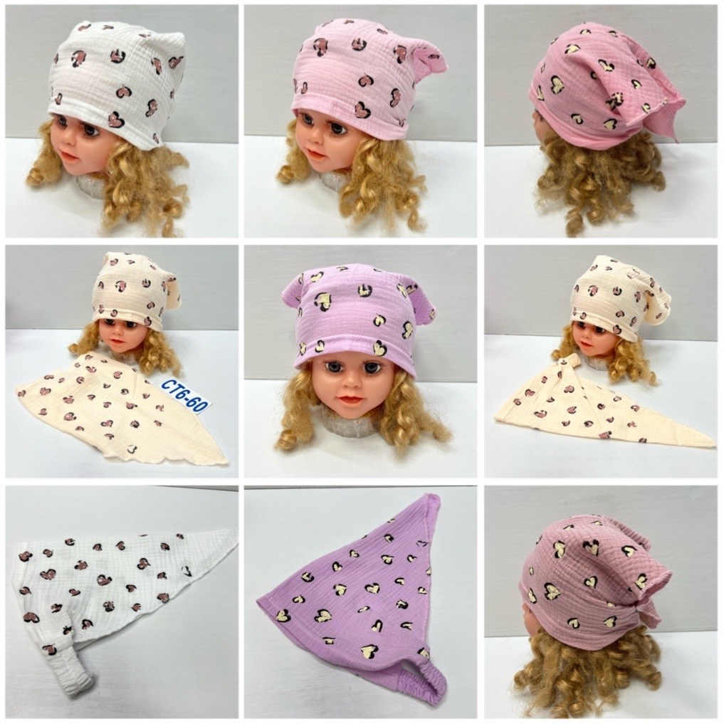 косынка детская,шапка платок,косынка для девочек,повязка муслин,детские косынки