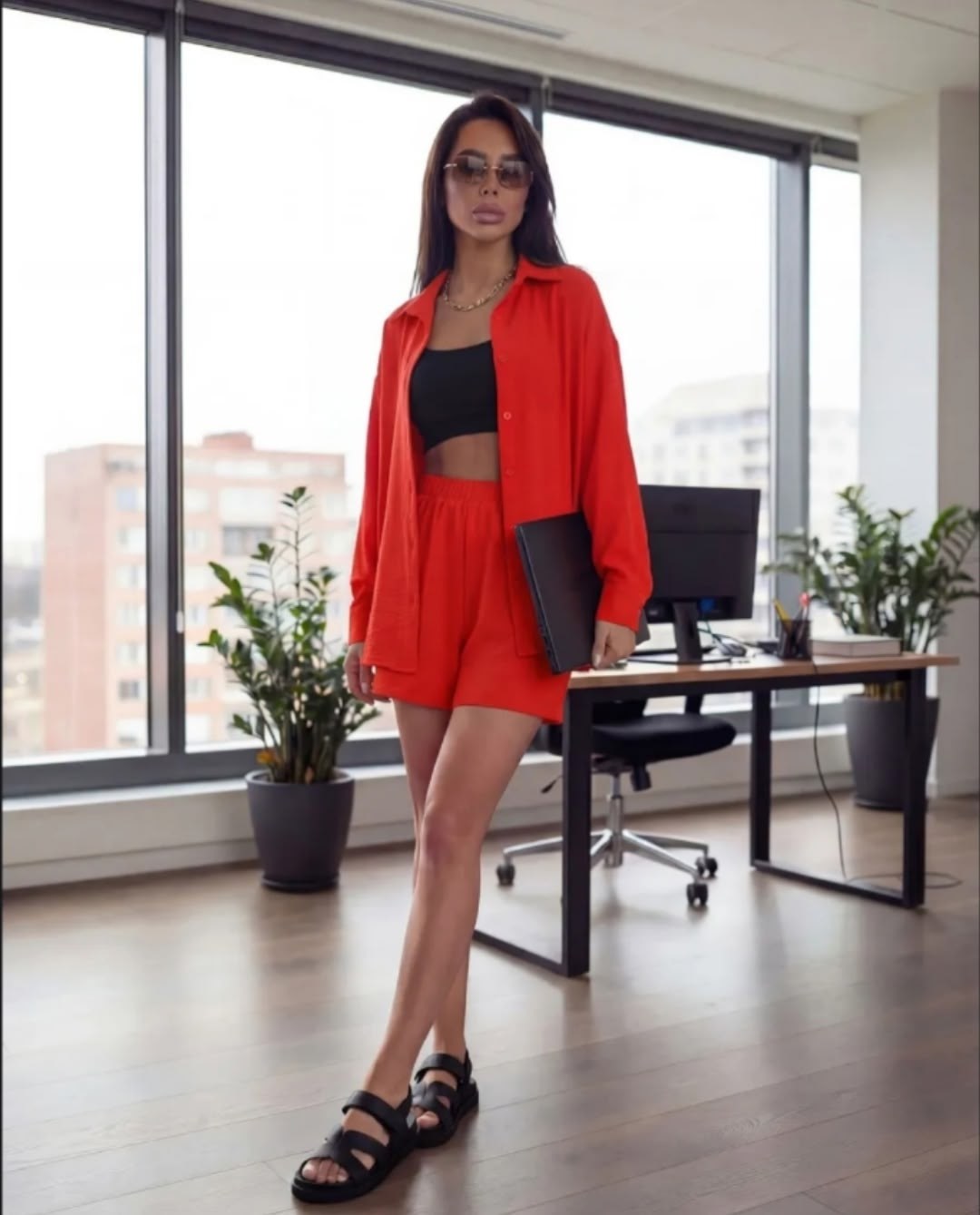 костюм повседневный,костюм женский,костюм с шортам,костюм с шортами и рубашкой,одежда женская