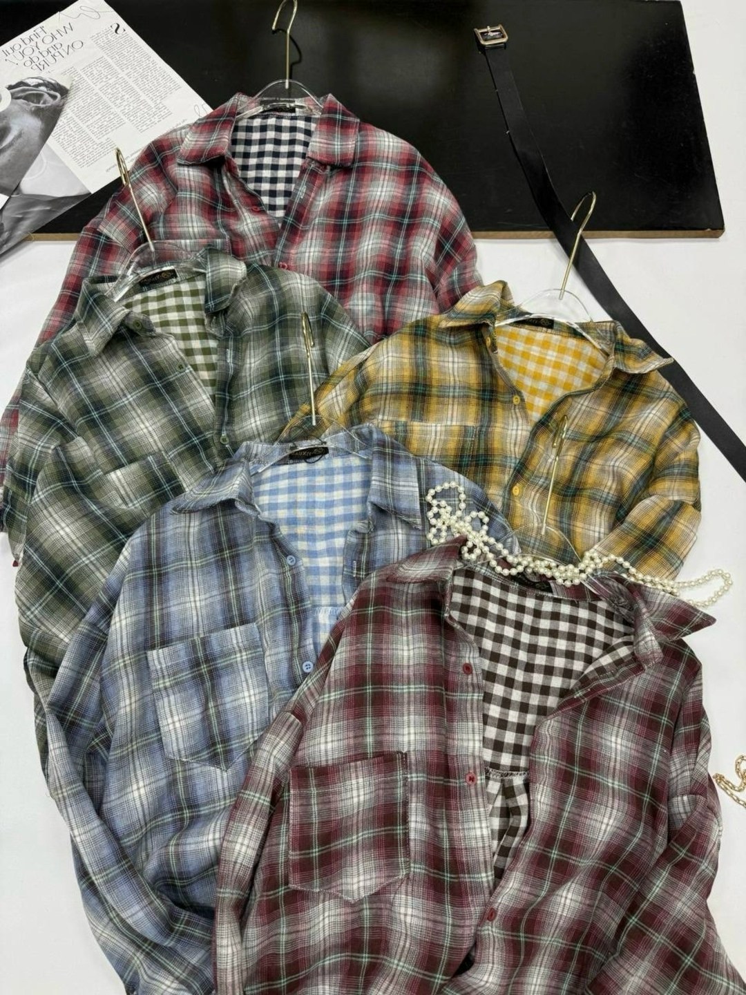 рубашка оверсайз в клетку хлопковая monolog,женская рубашка оверсайз в клетку,женская рубашка в клетку,клетчатая рубашка женская,рубашка в клетку