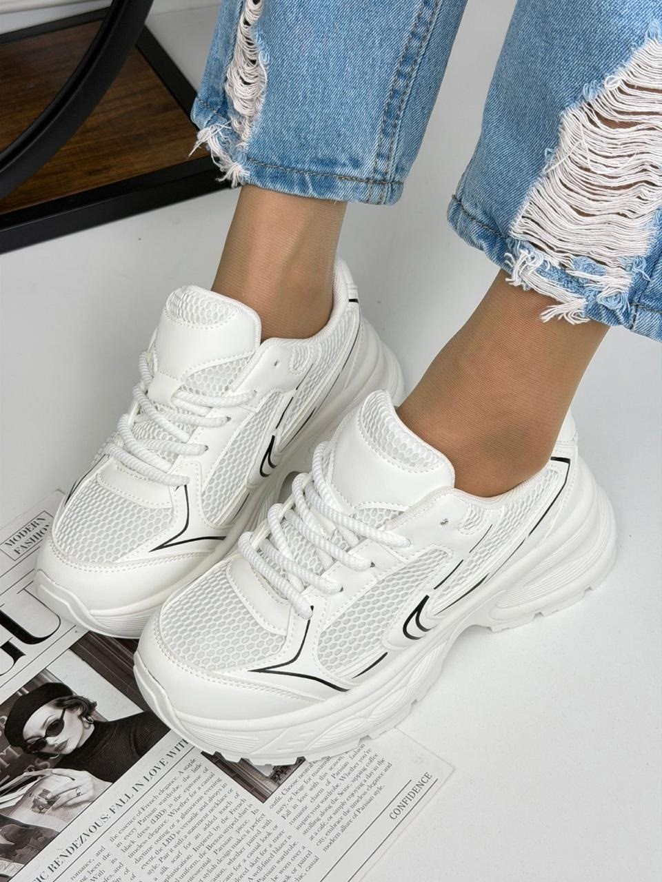 женские кроссовки,кроссовки белые,белые кроссовки женские,массивные кроссовки,кроссовка