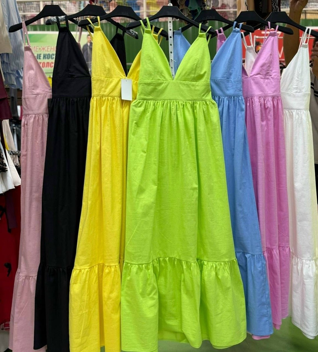 хлопковое платье макси,сарафан длины миди,женские сарафаны,длинное платье,платье сарафан