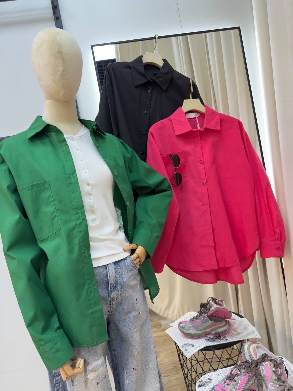 рубашка женская,зеленая рубашка женская оверсайз,модная рубашка,зеленая рубашка оверсайз,рубашка повседневная