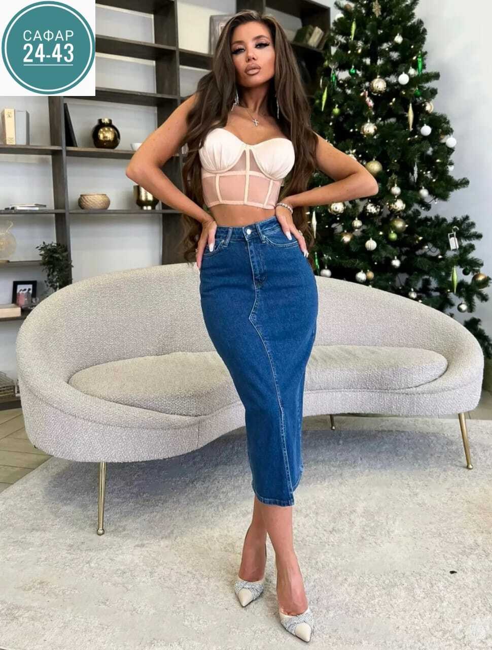 джинсовая миди юбка,джинсовая юбка,женские джинсовые юбки,юбка джинсовая миди с разрезом,женская джинсовая юбка миди с разрезом