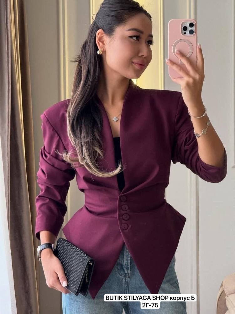 жакет с баской,пиджак женский,пиджак,пиджак приталенный классический nina shоp,пиджак с баской