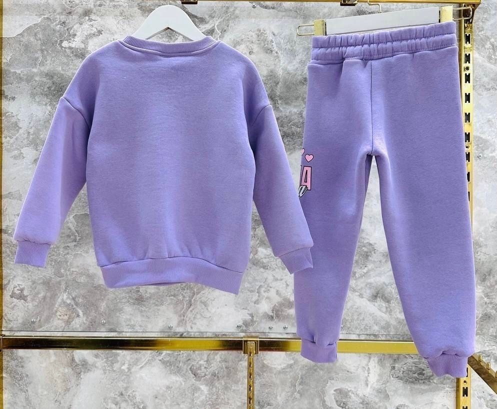 детский флисовый костюм,детские костюмы,флисовые костюмы,костюм сиреневый,спортивный костюм на флисе для девочки