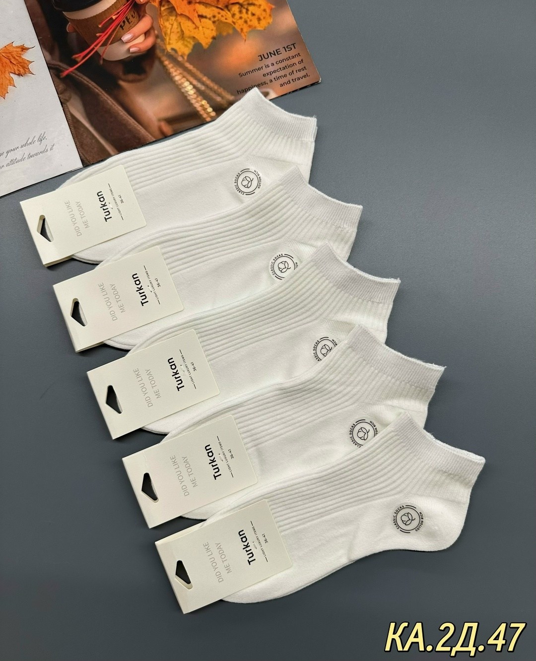 носки короткие набор 10 пар туркан,носки женские 10 пар,женские носки,женские носки turkan укороченные,носки женские белые