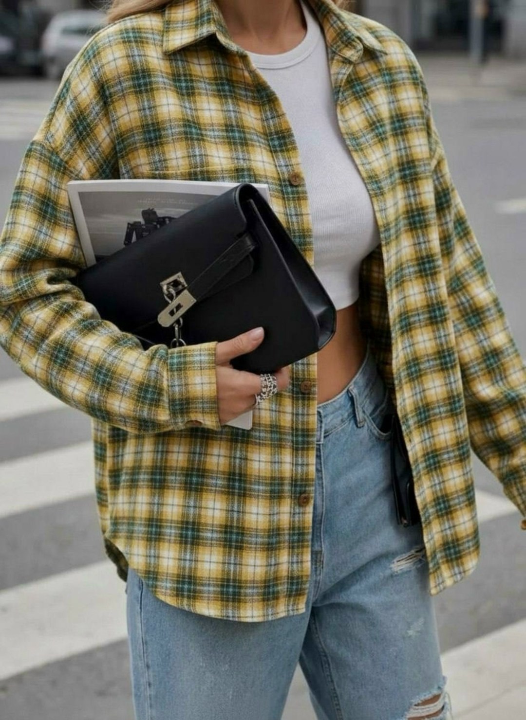 рубашка оверсайз в клетку хлопковая monolog,женская рубашка оверсайз в клетку,женская рубашка в клетку,клетчатая рубашка женская,рубашка в клетку