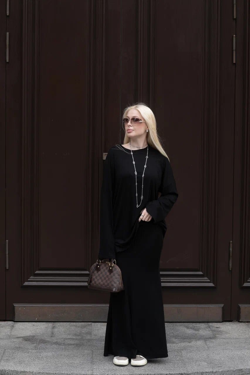 мусульманская платья,одежда мусульманская,костюм,мусульманский костюм двойка с макси юбкой bemmi,костюм юбка