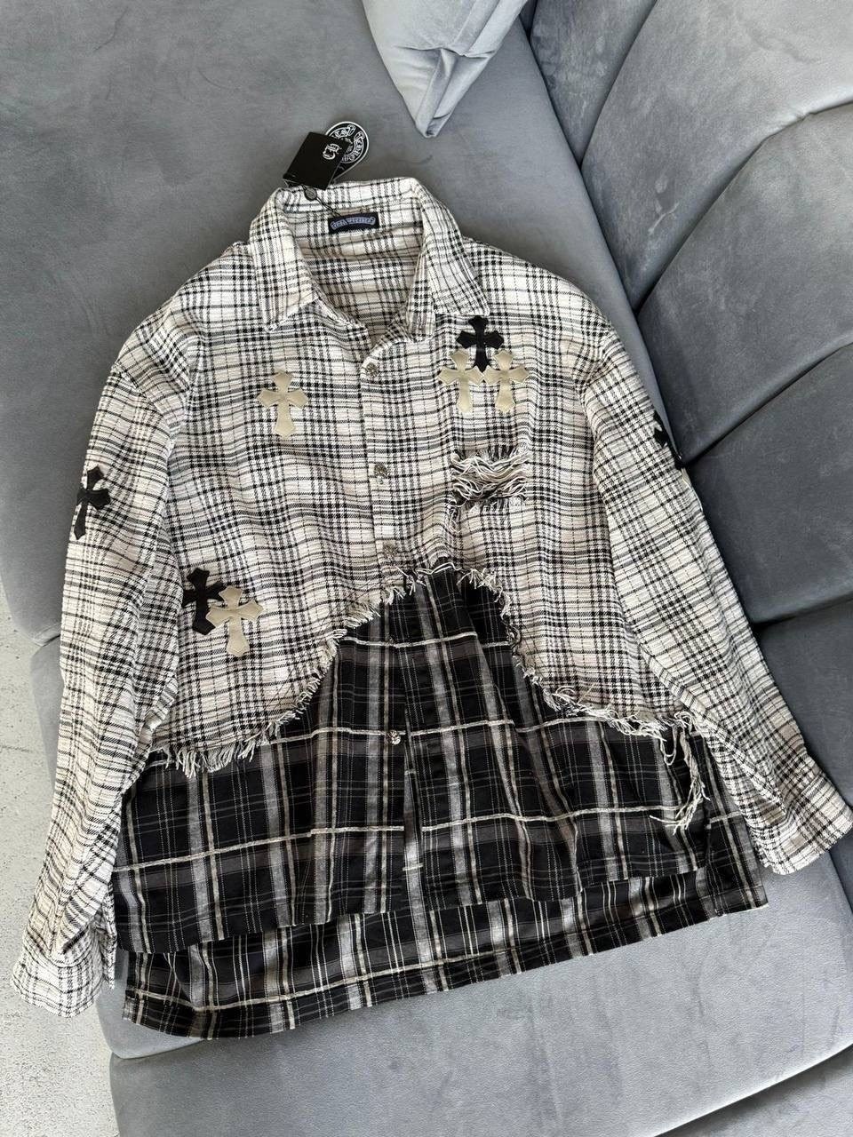 стильные рубашки,рубашка chrome hearts,рубашка chrome,рубашка,стильная женская рубашка