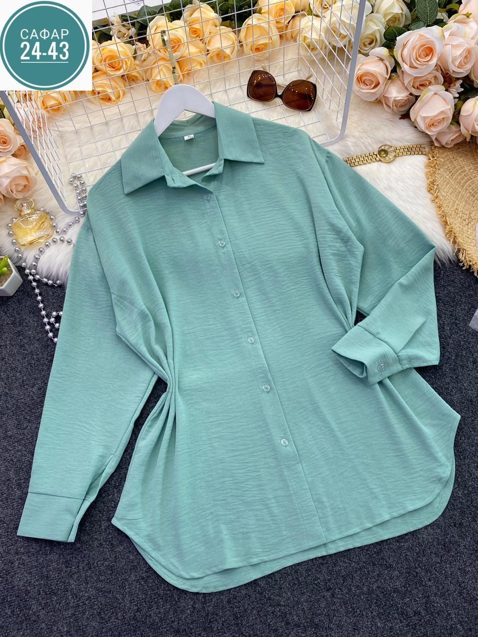 женская рубашка больших размеров,женская рубашка цвет зеленый,рубашка женский lenan оливково-зеленый,женская рубашка,рубашка большого размера для полных женщин