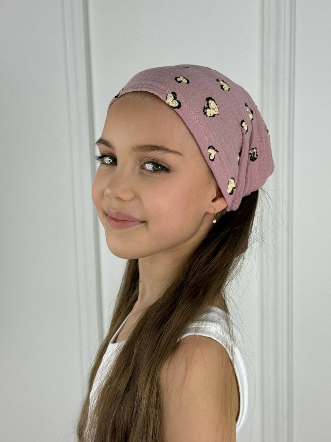 косынка для девочки летняя,косынка для девочек,косынка детская,косынка,комплект шапки