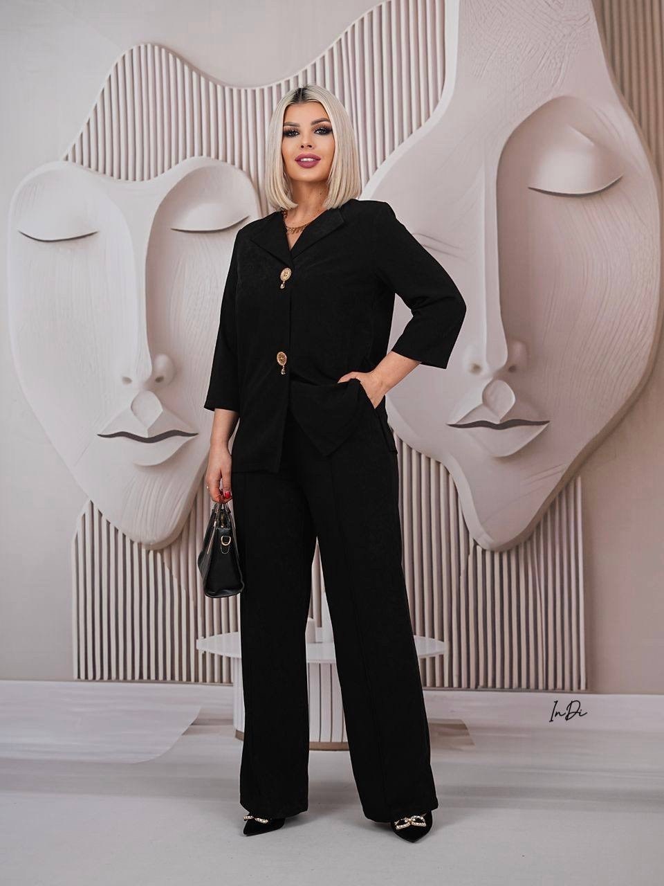 брючный костюм женский больших размеров final style,брючный костюм женский be trendy,брючный костюм женский,брючный костюм в стиле bottega venetta,костюм женский классический